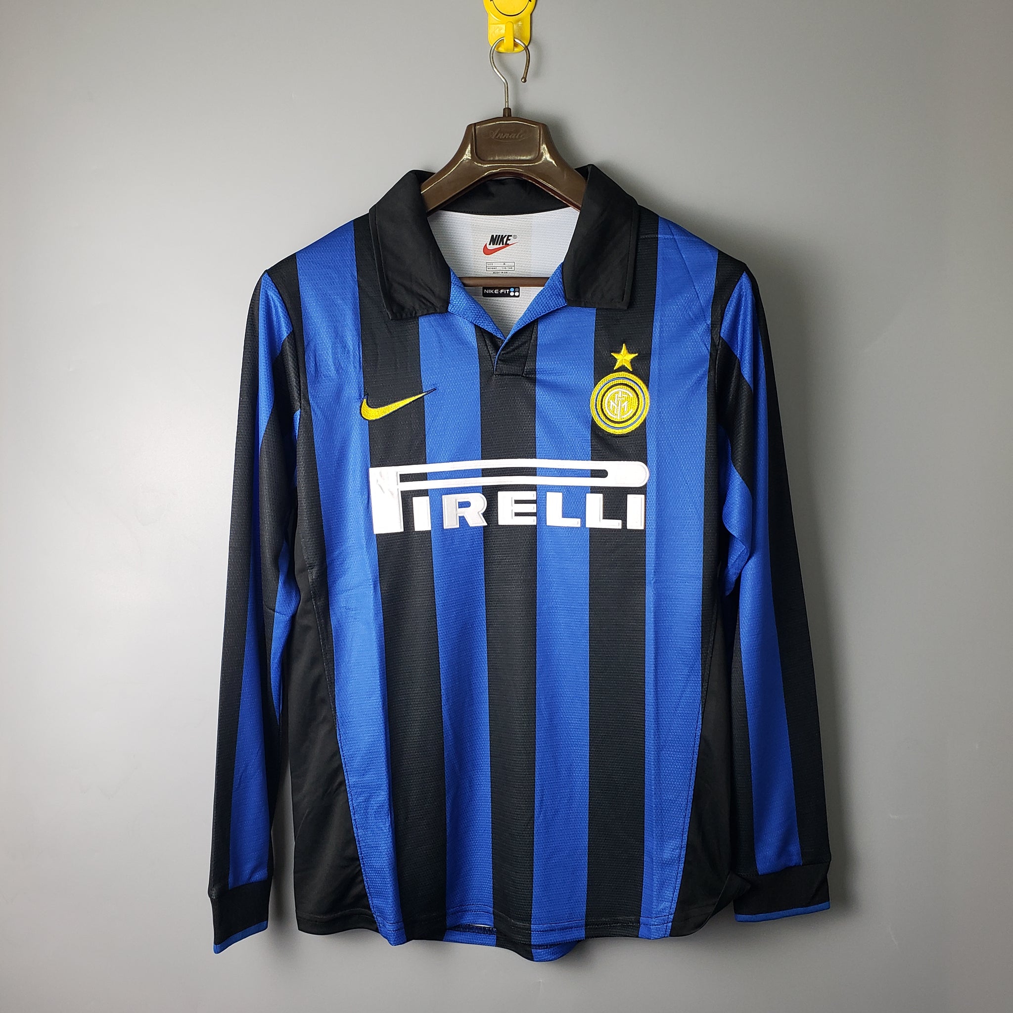 Retro Inter Milan home long-sleeved jersey 1998