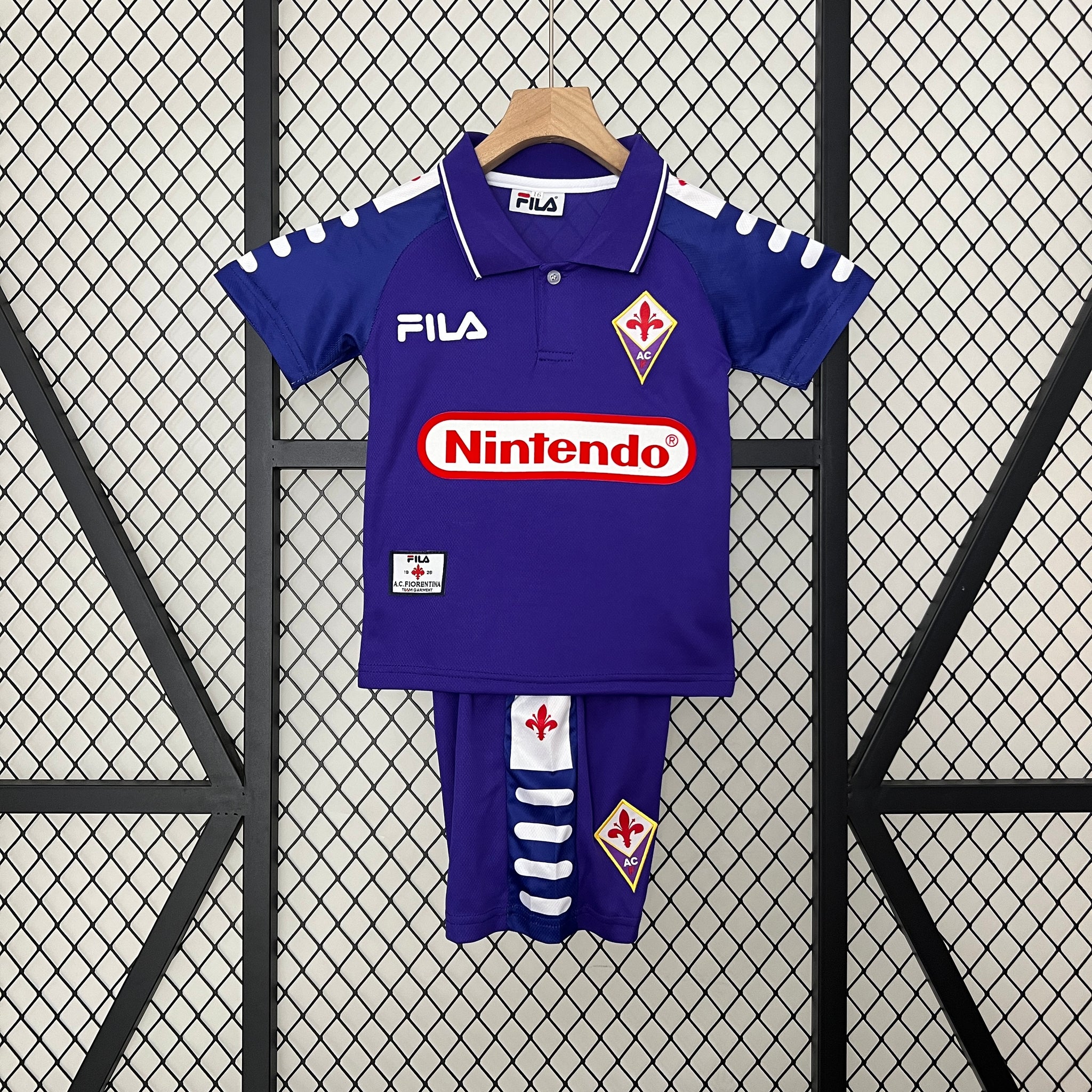 Fiorentina 1998 Home Football Shirt - Kids
