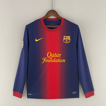 Retro Barcelona home long sleeve Jersey 2012-13