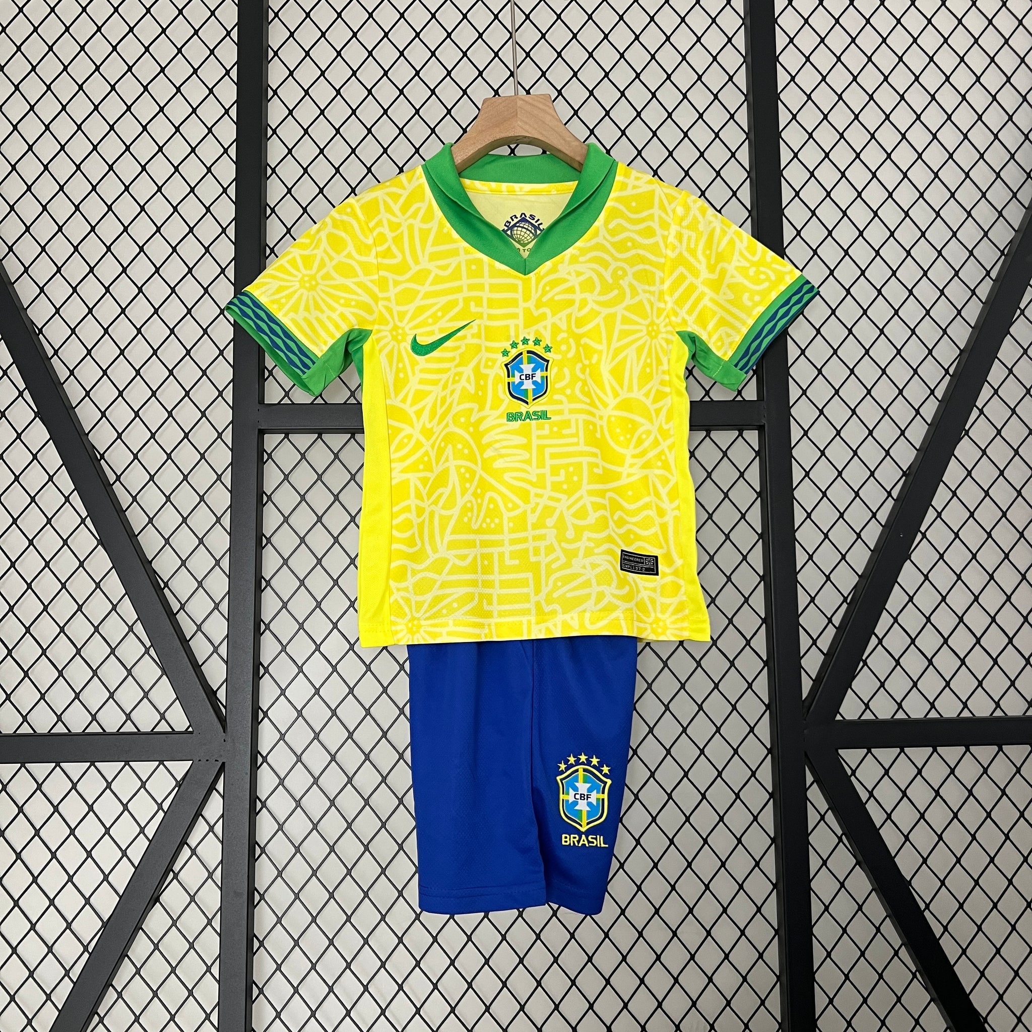 Brazil 2024 season home football jersey - Kids
