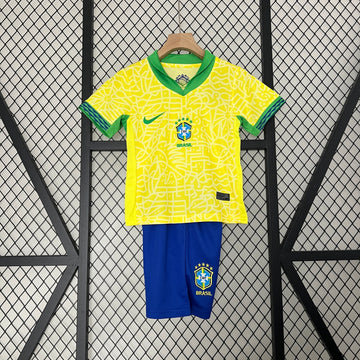 Brazil 2024 season home football jersey - Kids