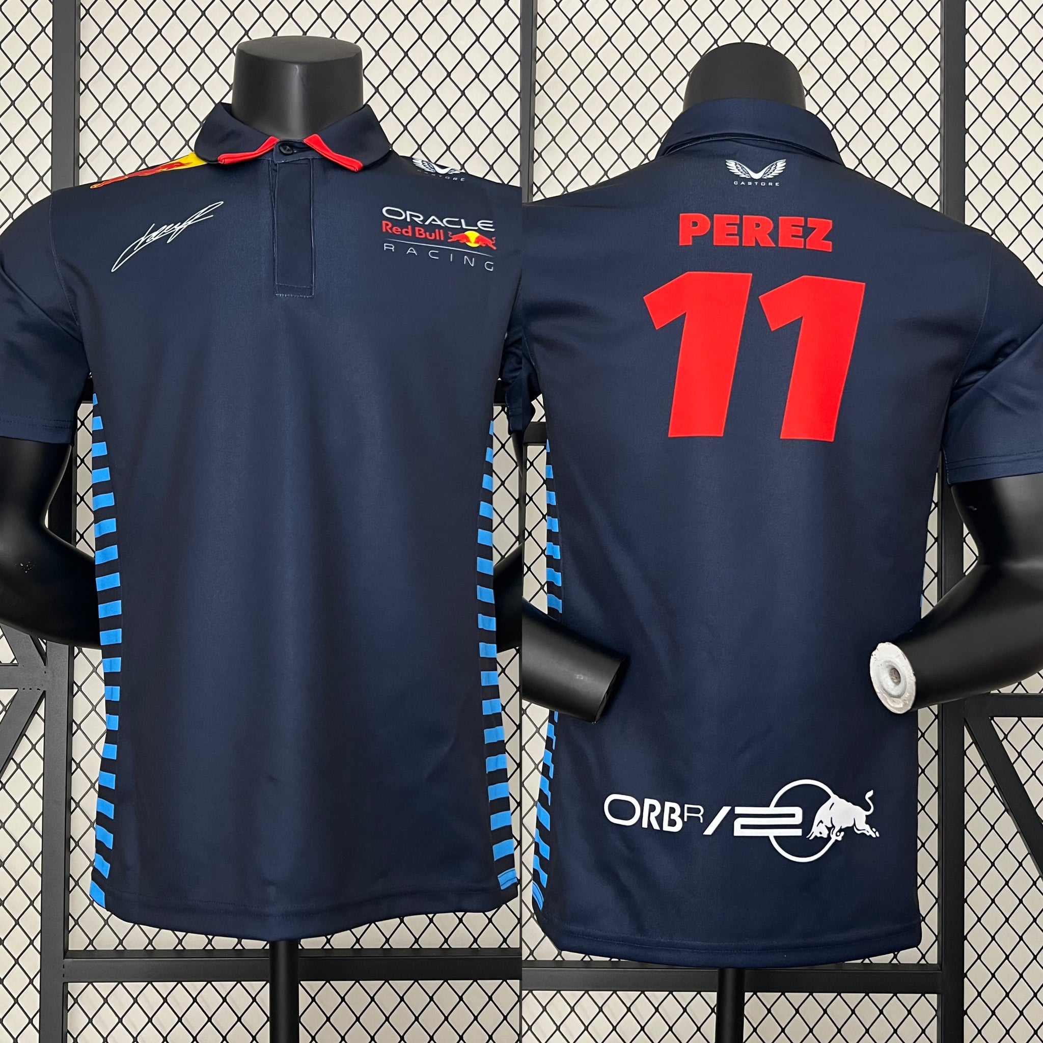 2024 F1 Red Bull Racing No. 11 PEREZ polo shirt short sleeve racing suit
