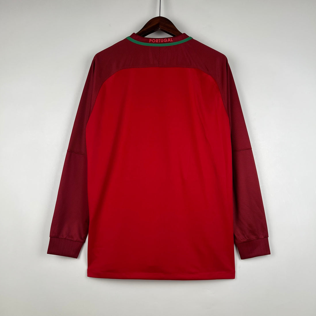 Retro Portugal home long sleeve jersey 2016