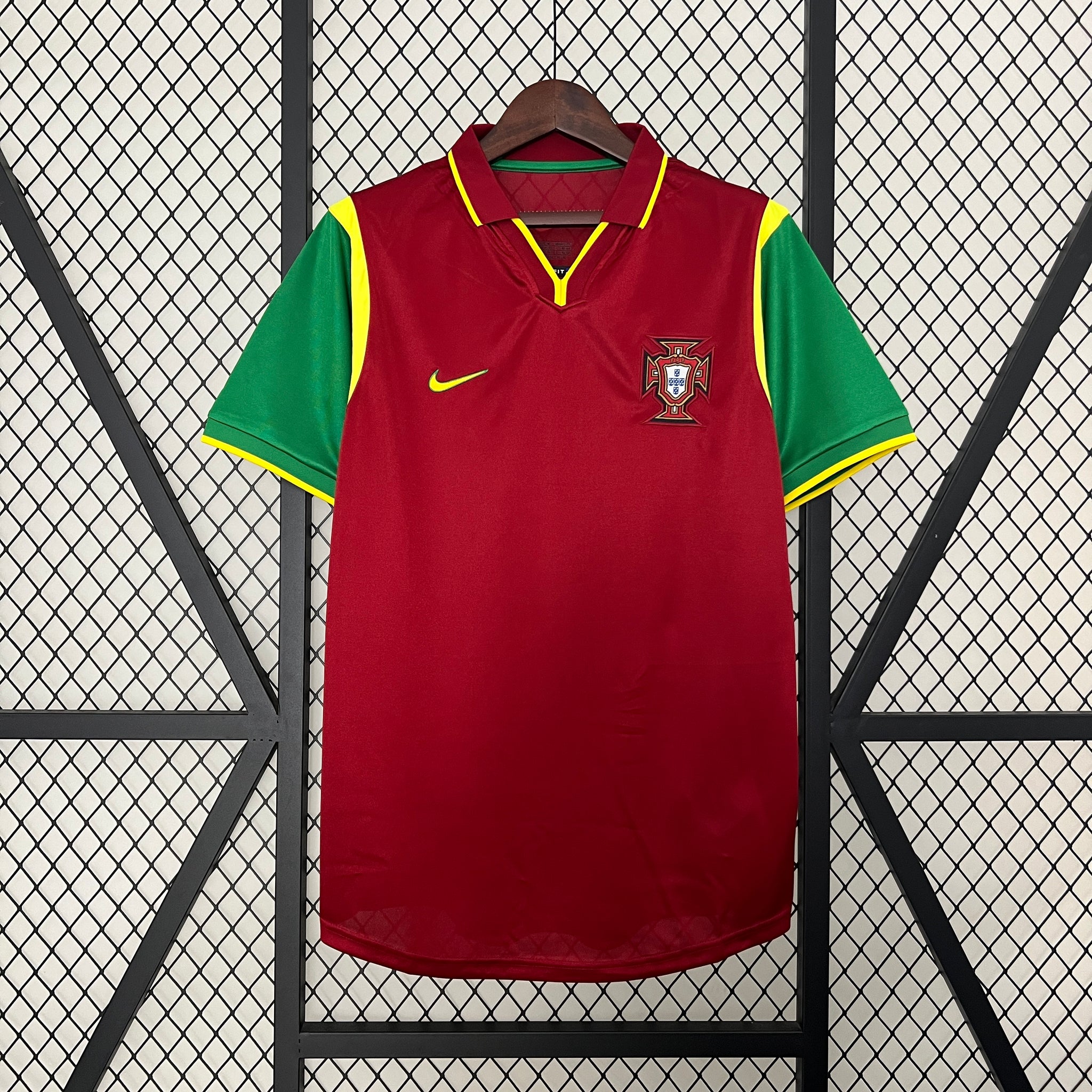 Retro Portugal home  jersey 1998