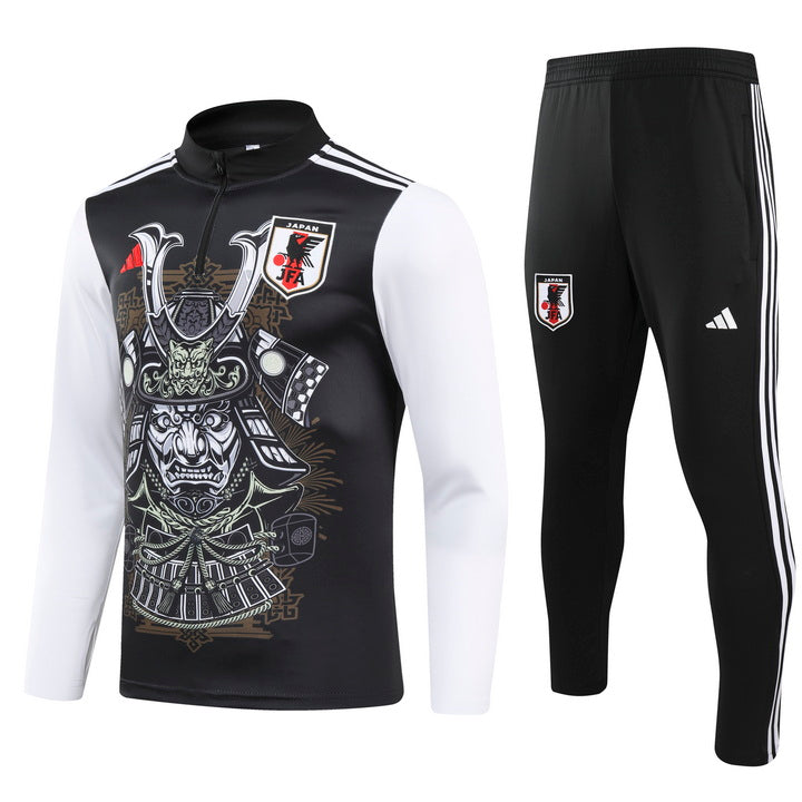 Japanese half-pull training clothes (black face) - 2024-2025