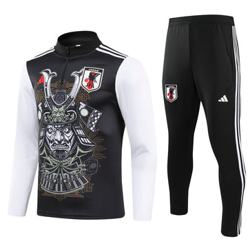 Japanese half-pull training clothes (black face) - 2024-2025