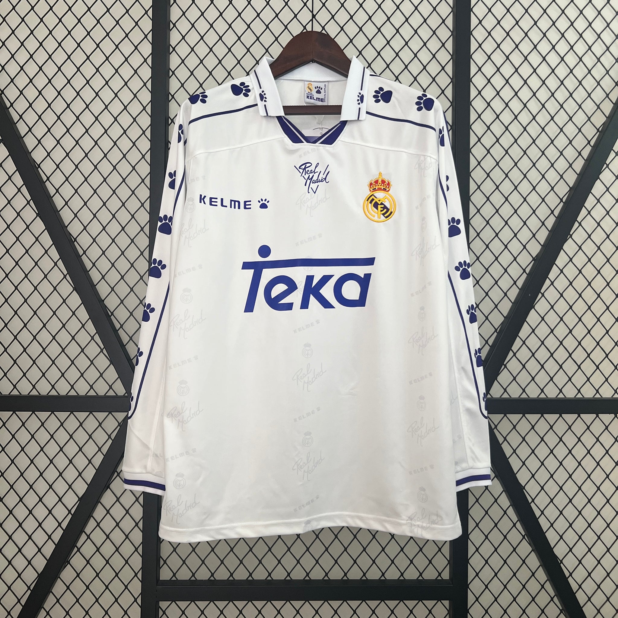 Retro Real Madrid home long sleeve Jersey 1994-96
