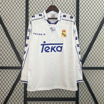 Retro Real Madrid home long sleeve Jersey 1994-96