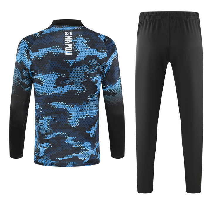 Naples Half Pull Training Jersey (Black) - 2024-2025