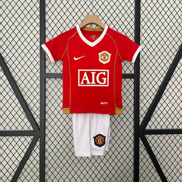 Manchester United 2006-07 Home Football Shirt - Kids