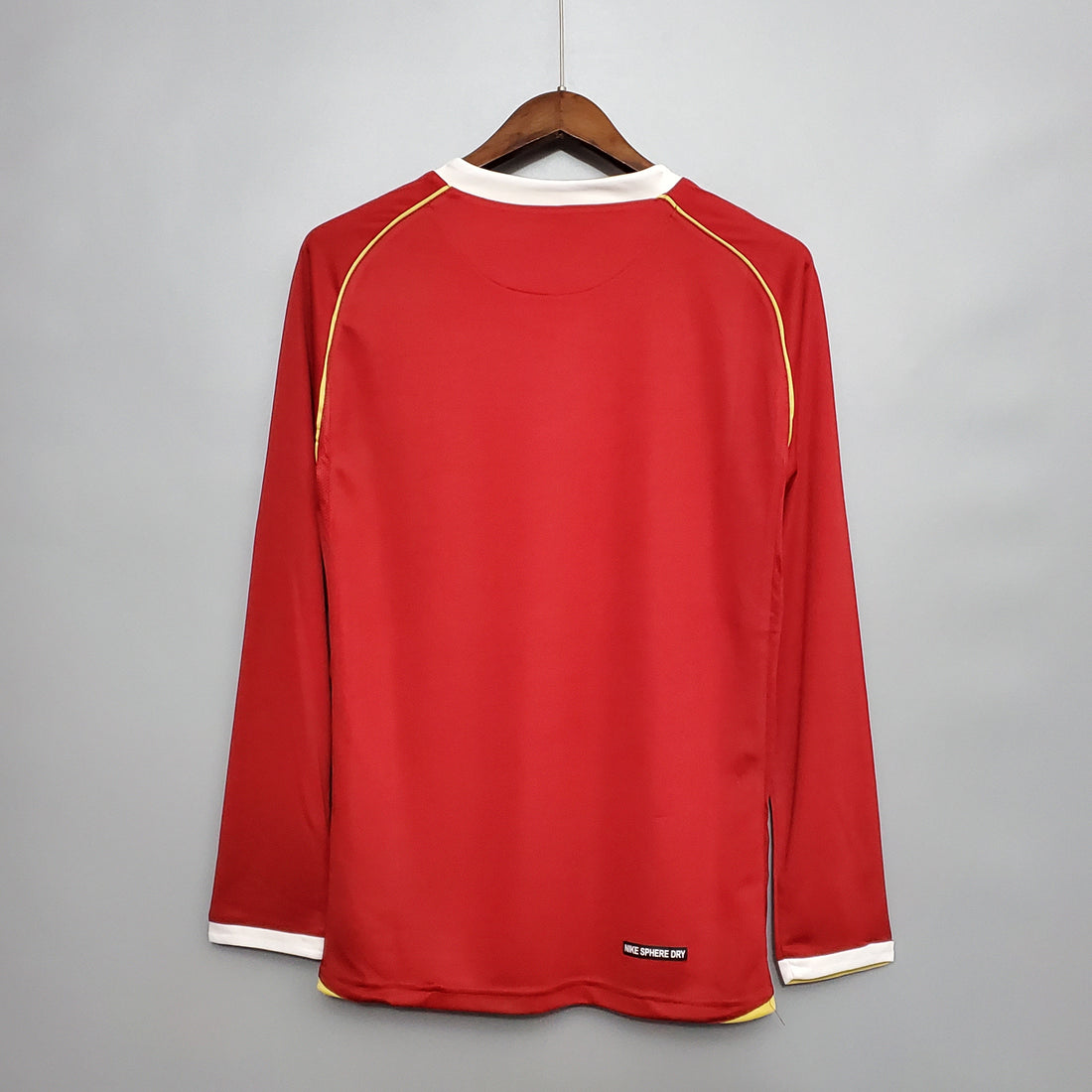 Retro Manchester United  home long sleeve jersey 2006-07