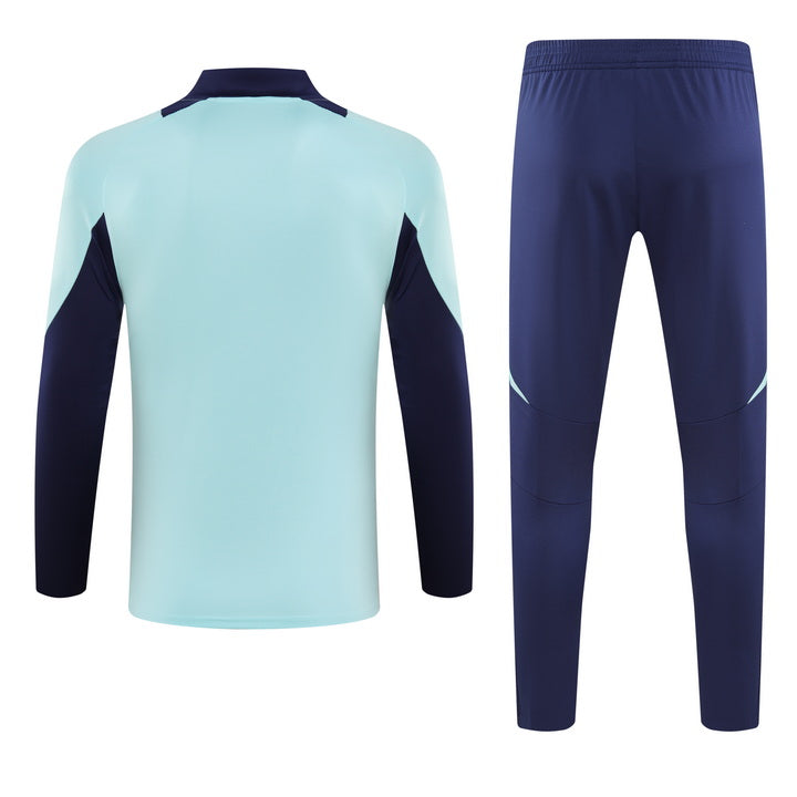 Arsenal half-pull training jersey blue jersey 2024-2025