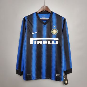 Retro Inter Milan home long-sleeved jersey 2010-11