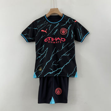 Manchester City 2023-24 Third Away Football Jersey - Kids
