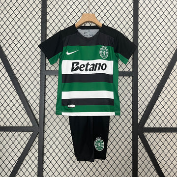 Sporting Lisbon 2024-25 Home Football Jersey - Kids