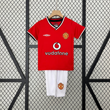 Manchester United 2000-01 Home Football Shirt - Kids