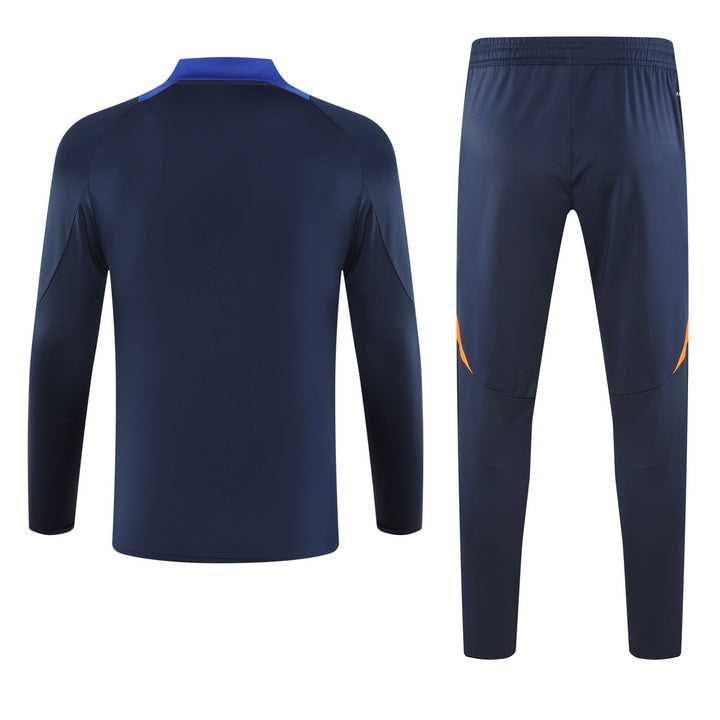 Juventus half-pull training jersey (dark blue) - 2024-2025