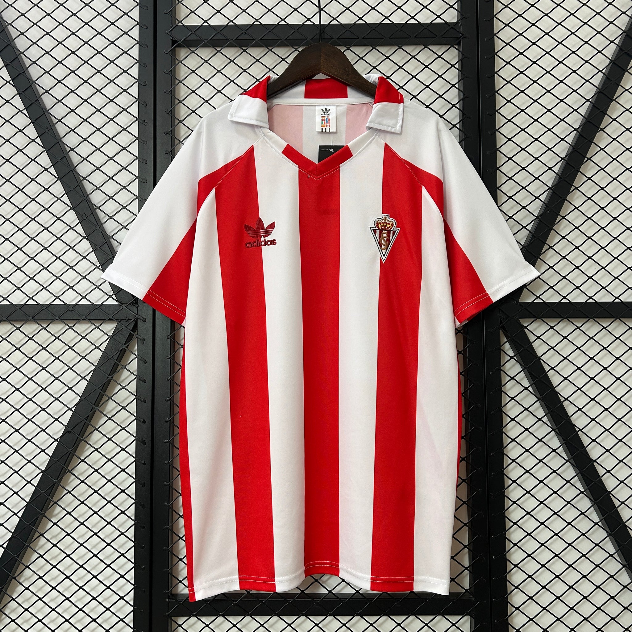 Retro  Sporting Gijon home Jersey 1986-1987