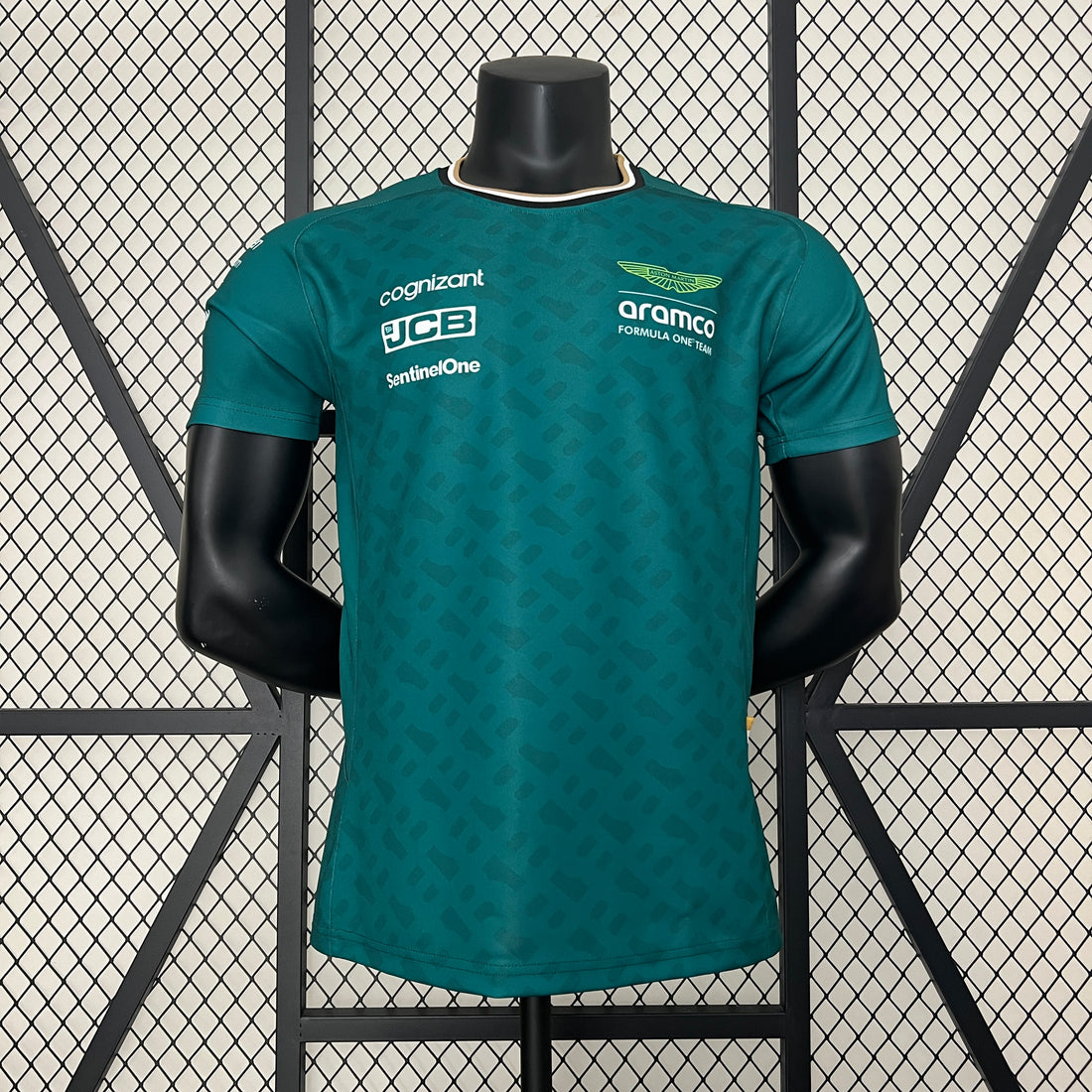 2024 F1 Aston Martin Racing Team Short Sleeve Round Neck Racing Suit
