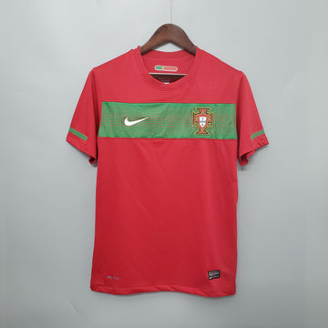 Retro Portugal red Camisa de futebol jersey 2010