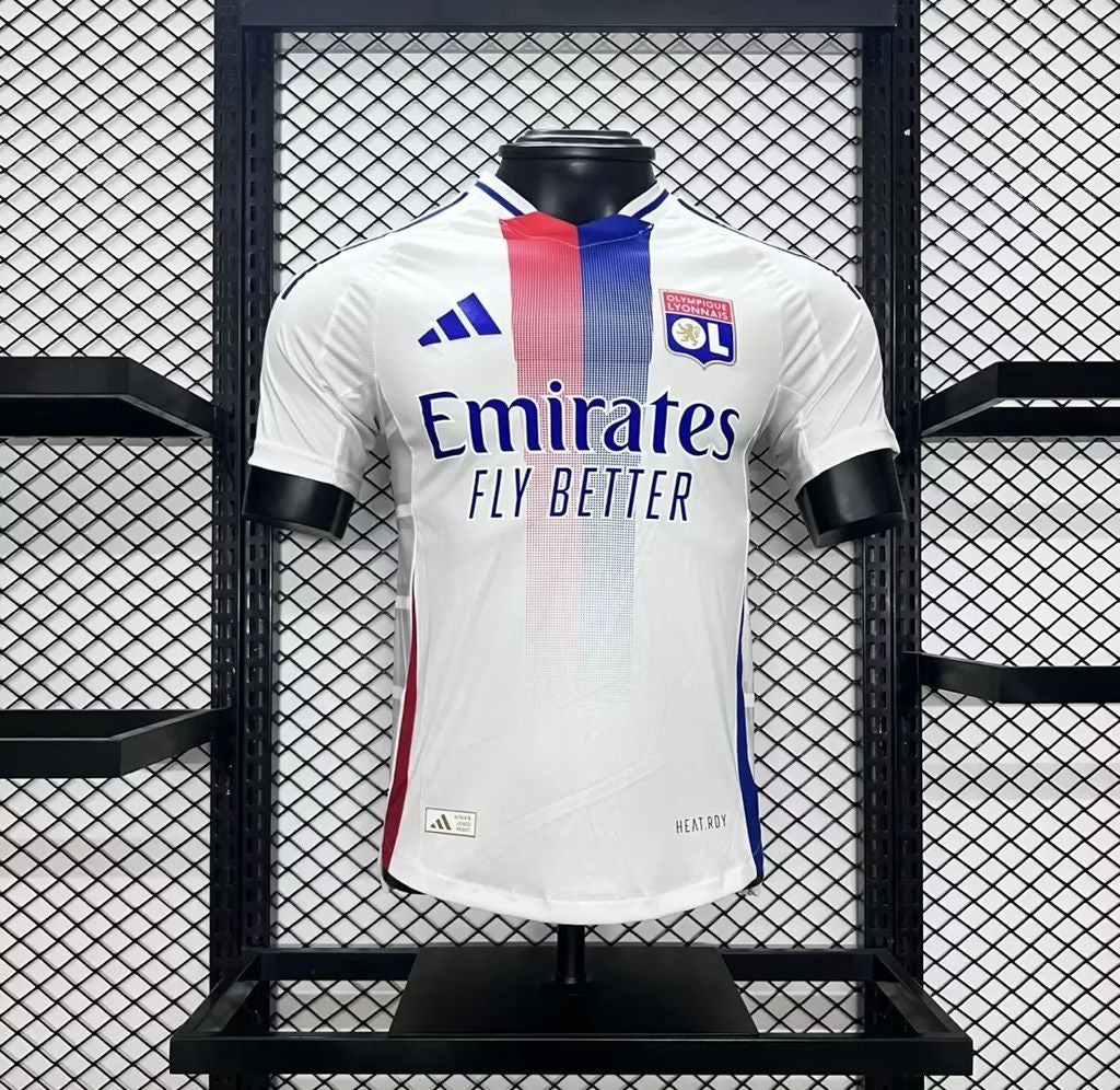 Olympique Lyonnais home Jersey Player Version 2024-25