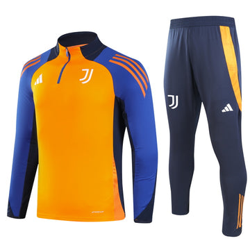 Juventus Half Pull Training Jersey (Orange) - 2024-2025