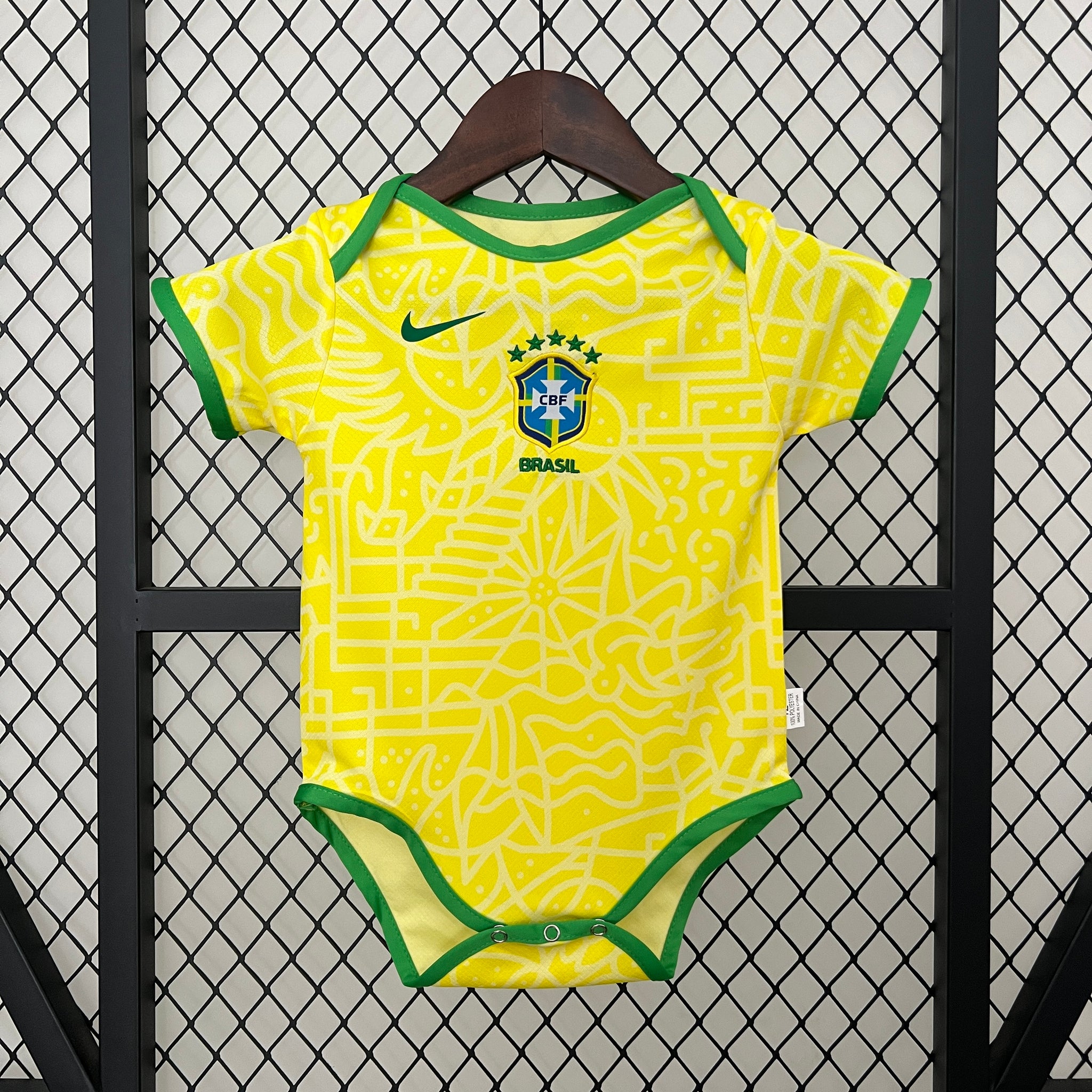 Brazil 2024 Home Baby Jersey