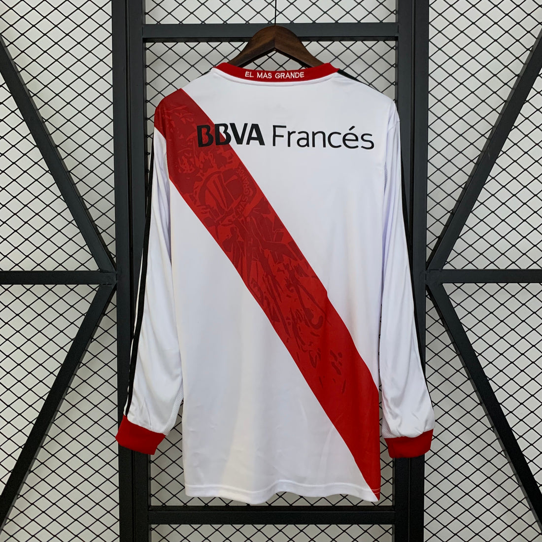 Retro River Plate Home Long Sleeve Jersey 2013-14