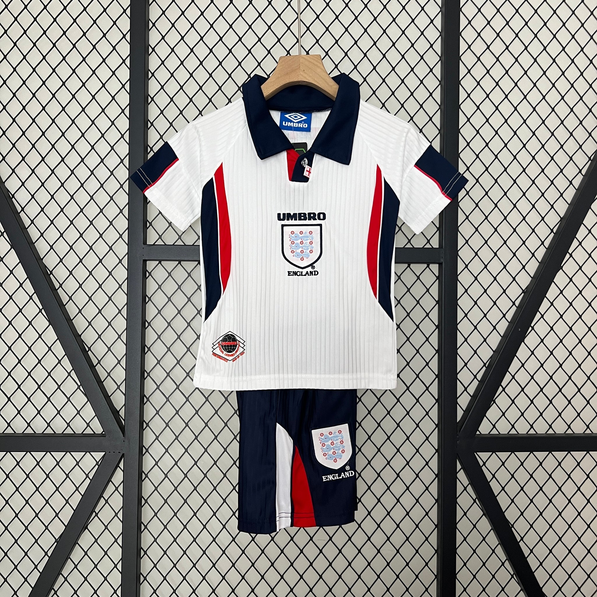 England 1998 Home Football Shirt - Kids