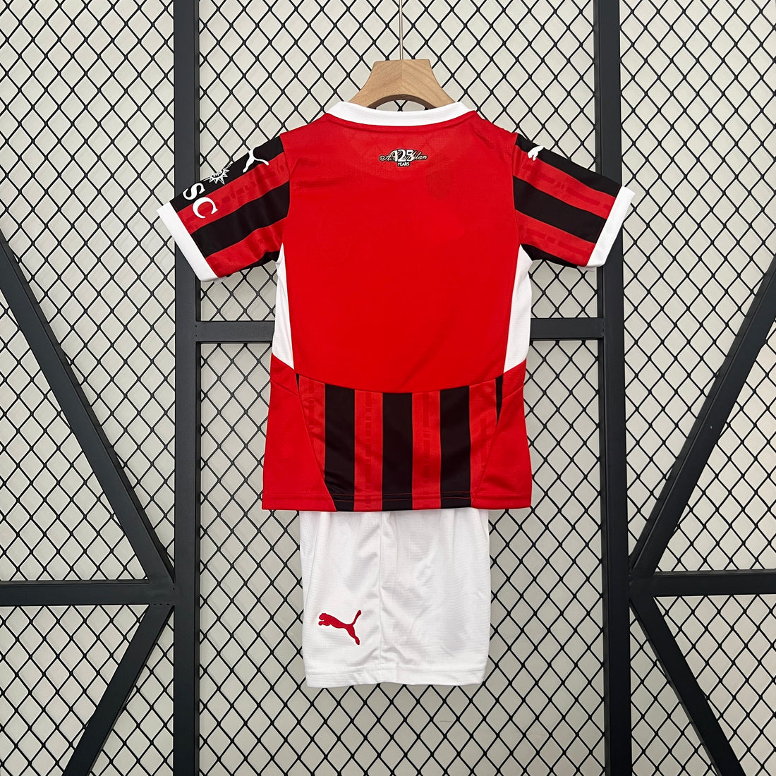 AC Milan 2024-25 Home Football Jersey - Kids