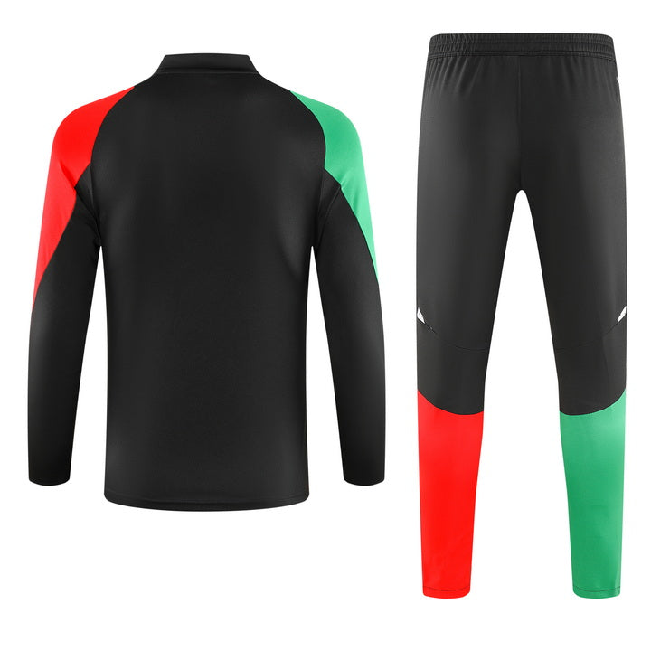 Arsenal Half Pull Training Jersey -Black Jersey 2024-2025