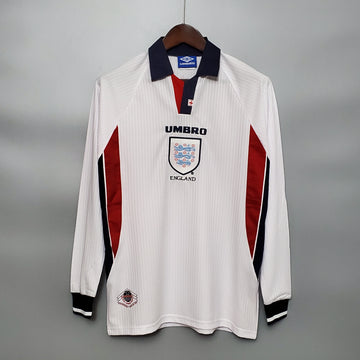 Retro England home long sleeve jersey 1998