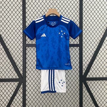 Cruzeiro 2024-25 Home Football Shirt - Kids