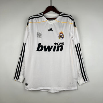 Retro Real Madrid home long sleeve Jersey 2009-10