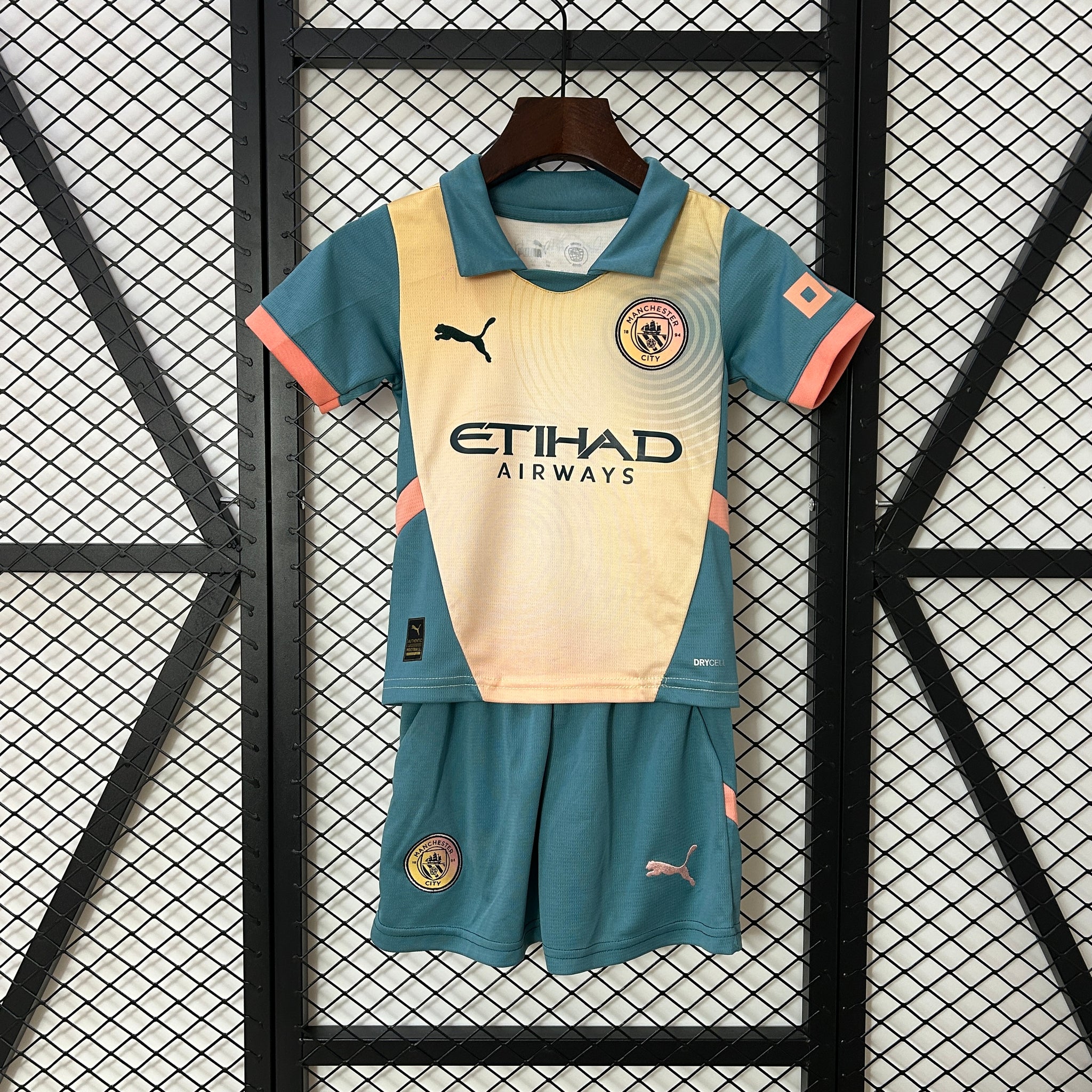 Manchester City 2024-25 Season Fourth Away Football Jersey - Kids
