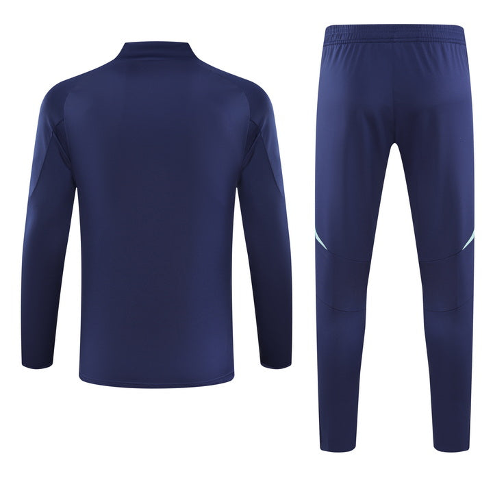 Arsenal half-pull training jersey (cyan)  2024-2025