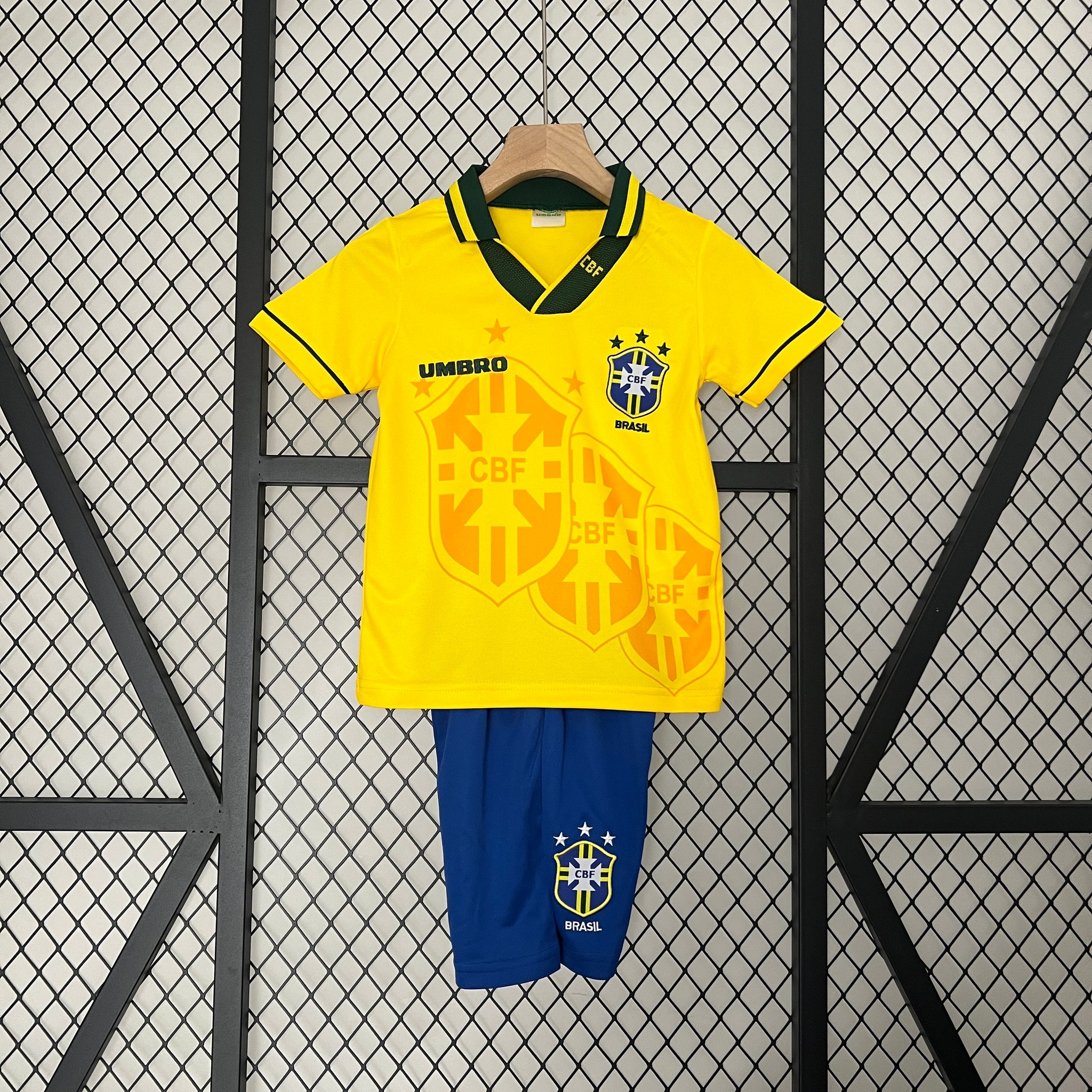 Brazil 1993-94 Home Football Shirt - Kids