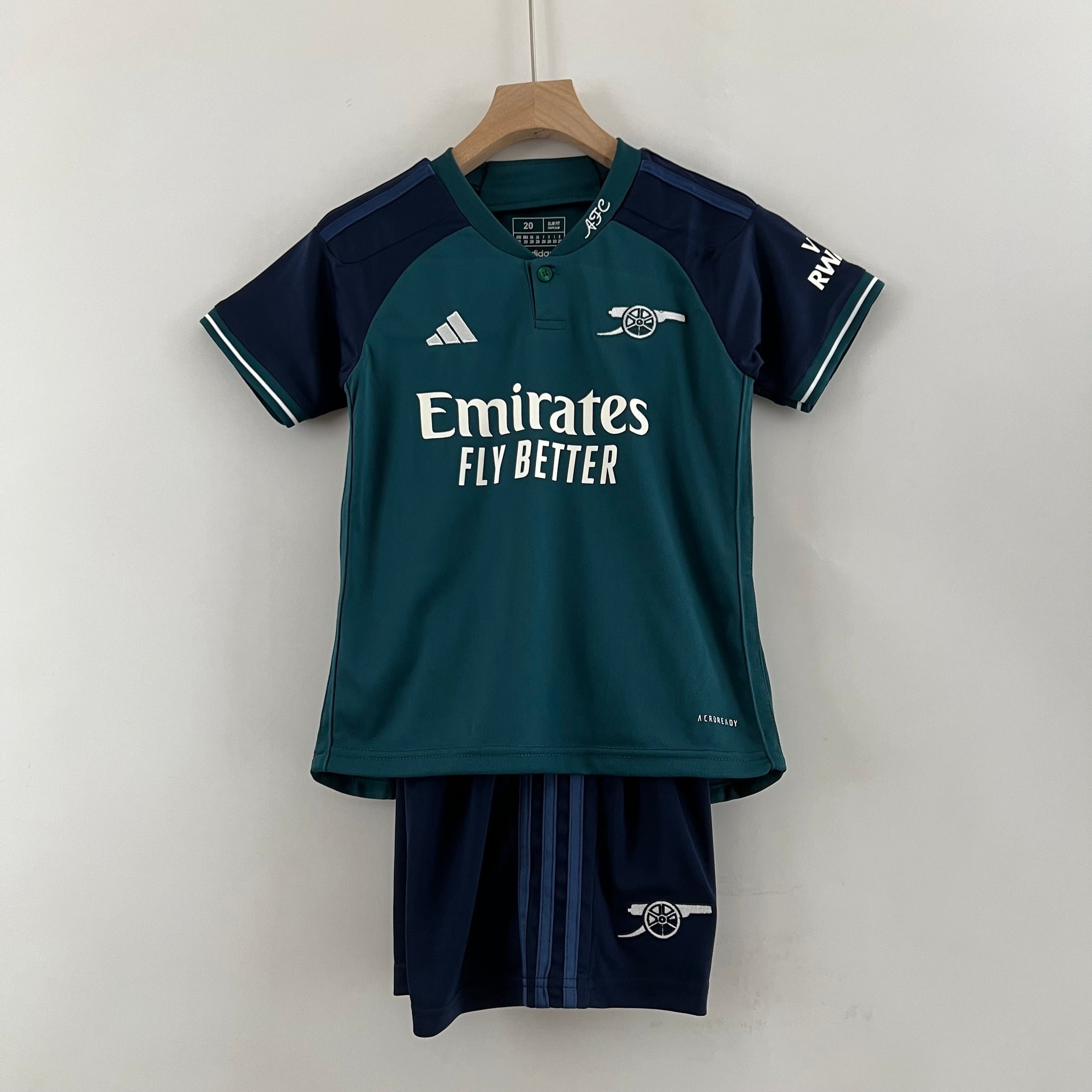 Arsenal 2023-24 Third Away Football Shirt - Kids