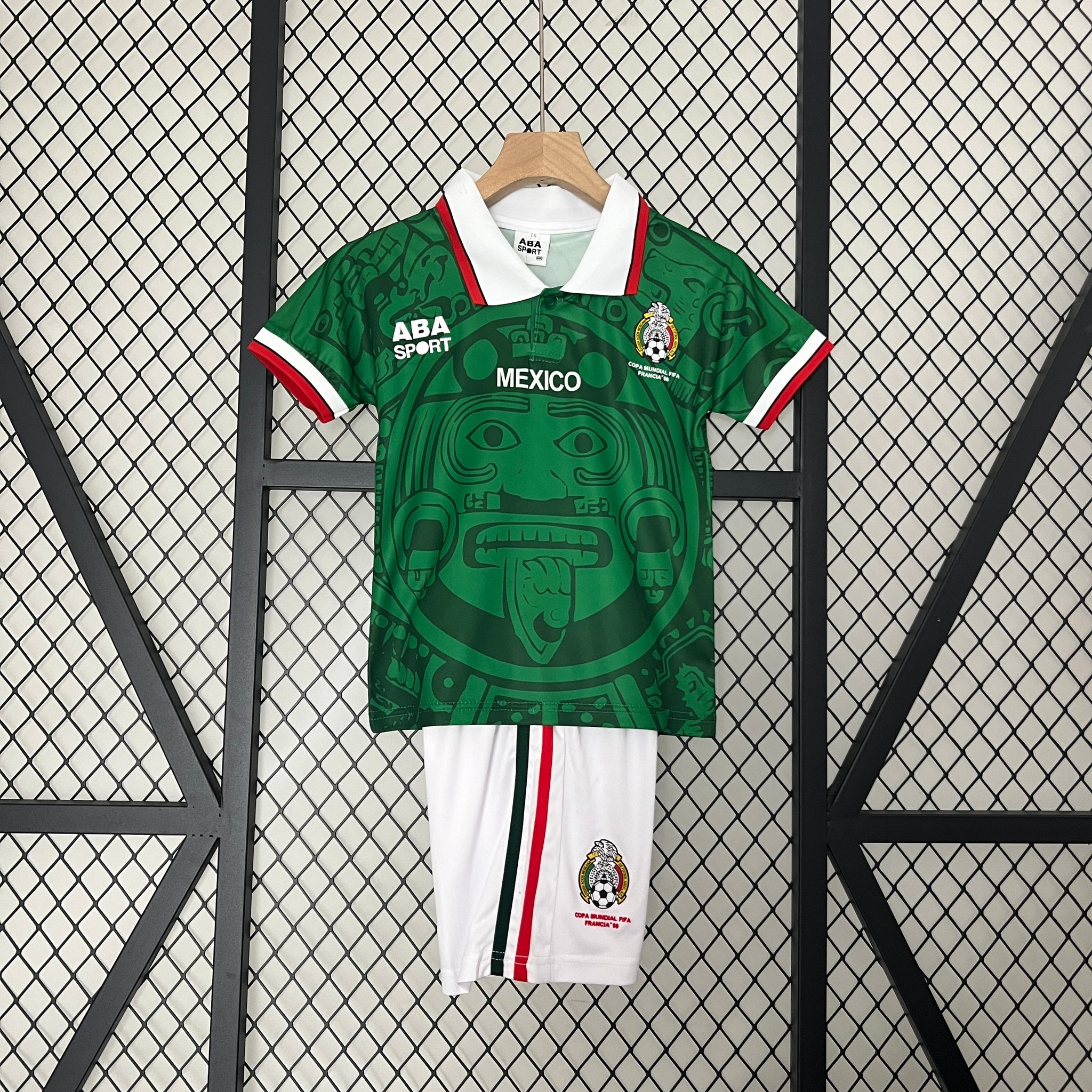 Mexico 1998 Home Football Jersey - Kids