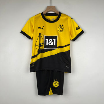 Dortmund 2023-24 Home Football Jersey - Kids