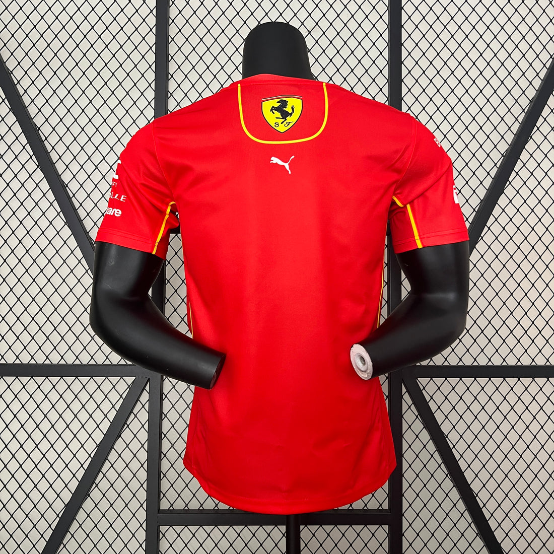 F1 Ferrari 2024 round neck short sleeve racing suit
