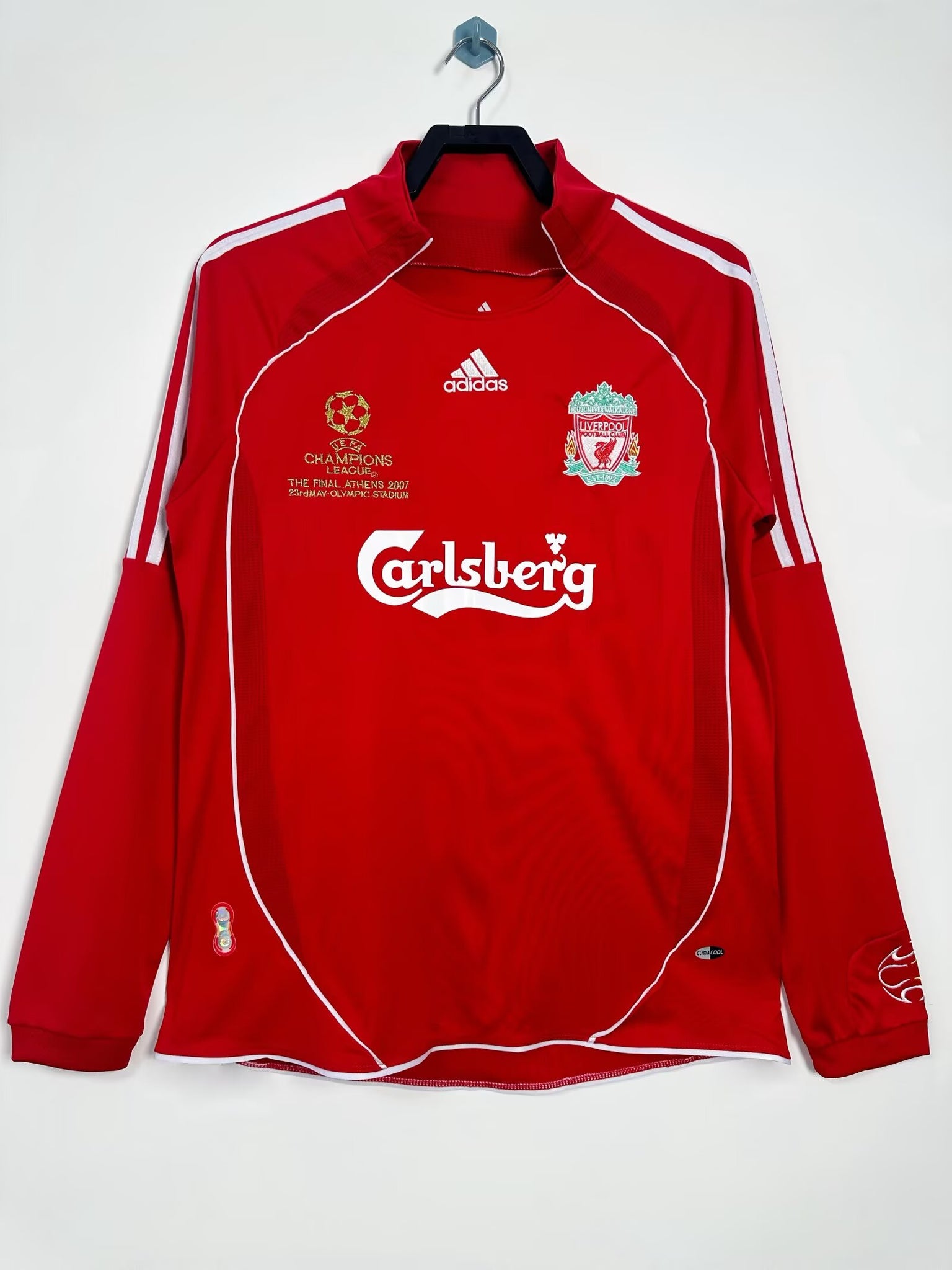 Retro Liverpool  Champions League home long sleeve  jersey 2006-08
