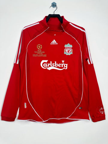 Retro Liverpool  Champions League home long sleeve  jersey 2006-08